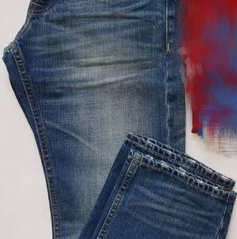 بنطلون جينز أميريكان إيجل  - 28 Us - ازرق سمواي فاتح