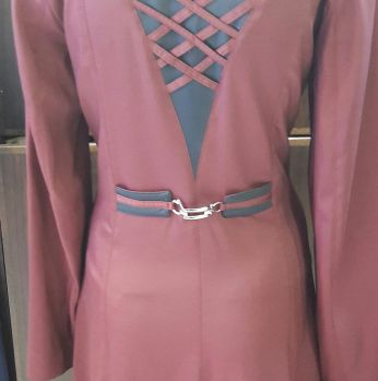 جلباب  تركي  - خمري - 40