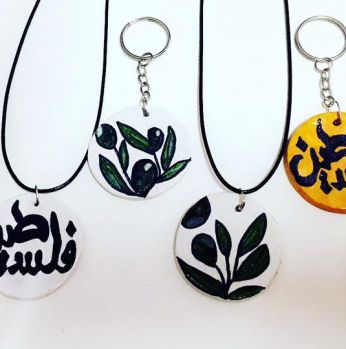 عقد  قصير  للعنق Palestine collection  