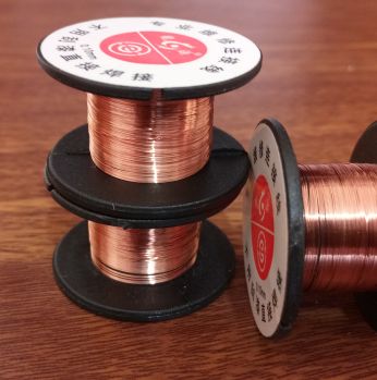 لفه سلك نحاس 0.1سم . للحام