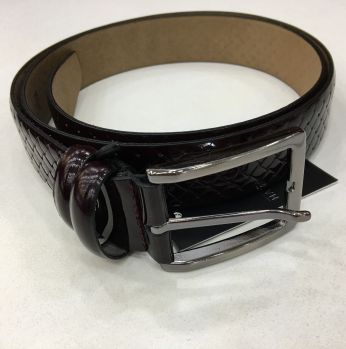 حزام رجالي - خمري - 120 سم