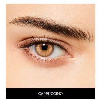زوج عدسات لاصقة تجميلية من ديسيو الايطالية - cappuccino