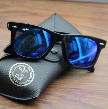 نظارة باطار شبه مربع Ray-Ban RB2140  - ازرق