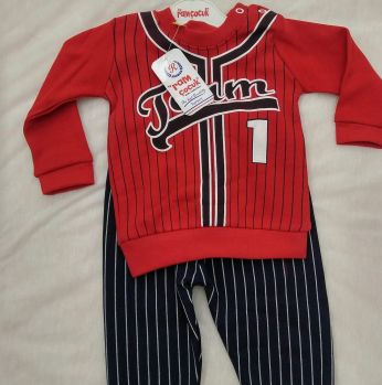 بجامات  - 6 - 12 شهر - احمر