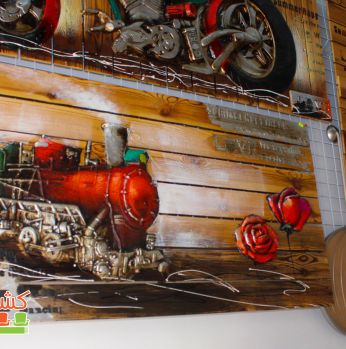 برواز خشب 3d   120*70 