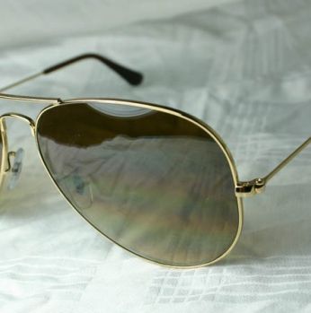 نظارة Ray-Ban Sunglasses RB 3025  - بنى وبيج
