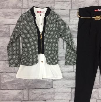 طقم بناتي  -  14-18 - اسود