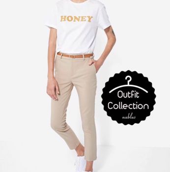 بنطلون stradivarius -  39 - بيج 