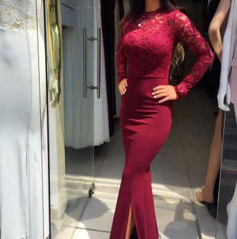  فستان  كوكت - 3 - خمري