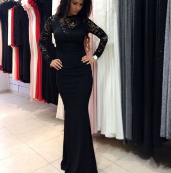  فستان  كوكت 0  - اسود