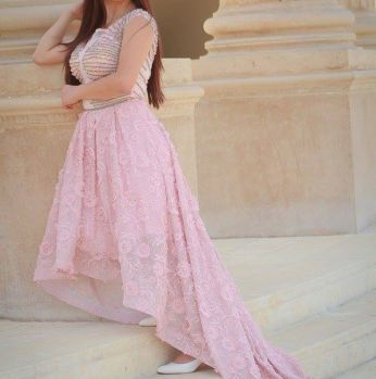 فستان سهرة تركي - 42 Eu - زهري