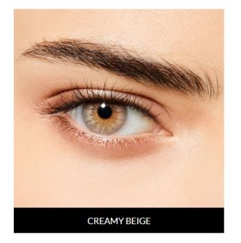 زوج عدسات لاصقة تجميلية من ديسيو الايطالية - creamy beige