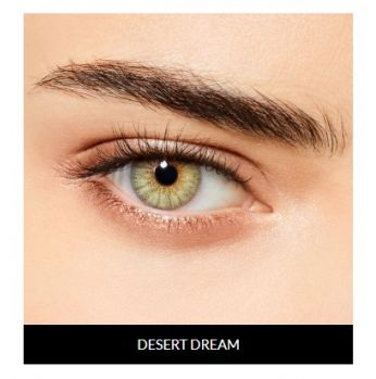 زوج عدسات لاصقة تجميلية من ديسيو الايطالية - desert dream
