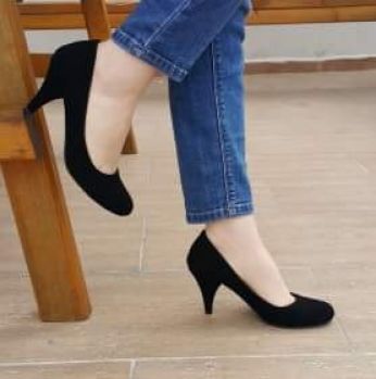 شوز شمواه كعب - 40 Eu - اسود