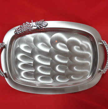 صينية فضة كبيرة 