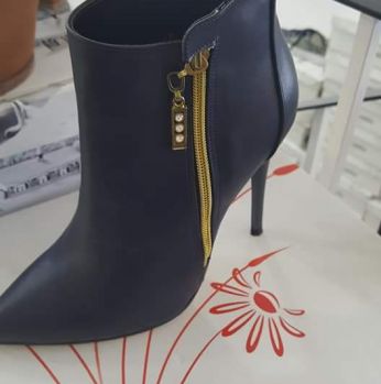 جزمة شتاء موديل 2018 جلد - 40 Eu - كحلي