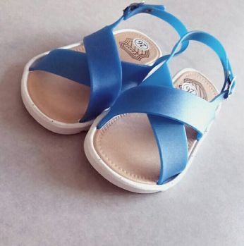 صندل بناتي  - 29 - ازرق سمواي فاتح