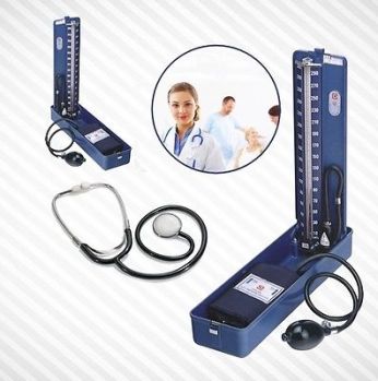 جهاز ضغط زئبقي مع سماعة