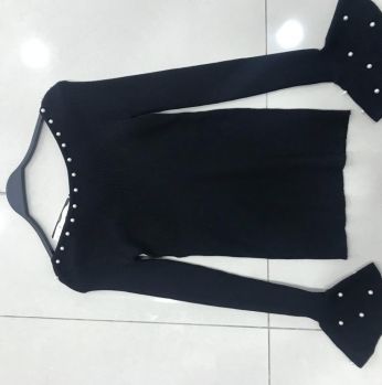 بلوزة edmonds fashion - onse size - اسود