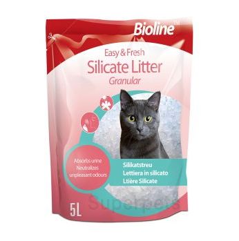 جل للقطط BIOLINE silicate litter 5L
