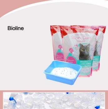 جل للقطط Bioline Silicate Litter 3.8l