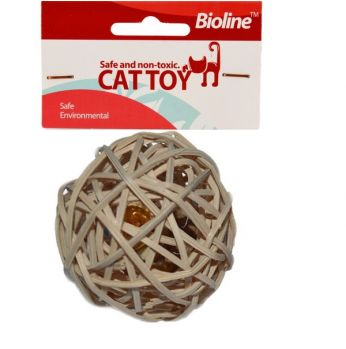 لعبة للقطط من مواد طبيعية   Bioline Herbal Catnip Cat Game Ball
