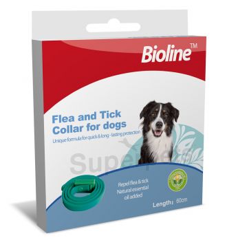 قشاط للحشرات والبراغيث والكلاب  BIOLINE Flea and tick Collar for Dog 60CM