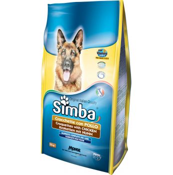 اكل كلاب ايطالي 20 كيلو Monge Simba - Food for dogs with chicken