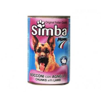 معلبات لحمة للكلاب Feed Simba Pieces with lamb for dogs doypack 415g