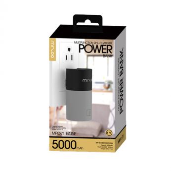 باور بانك Miroo MPC-71 Power Bank Charger - رمادي