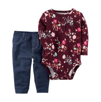 طقم بناتي  - 9اشهر  - توتي مورد