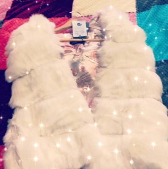 جاكيت شتوي - L/xl - ابيض