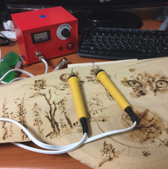 جهاز الرسم والكتابة على الخشب