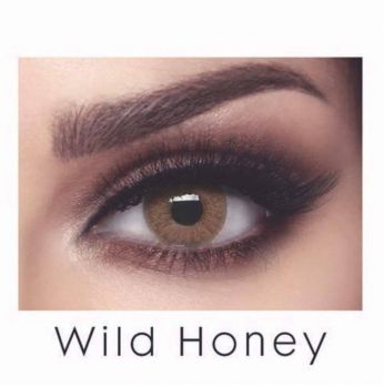  زوج عدسات لاصقة تجميلية من بيلا - elite wild honey 