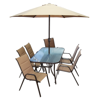 طقم طاولة مع 6 كراسي