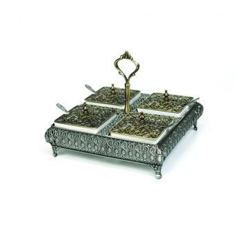 مضيفة يد 4 اقسام ذهبي