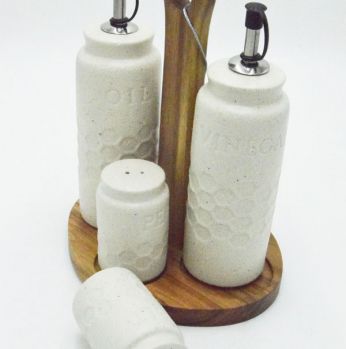 طقم مملحة+خل وزيت ،9179112 فيكتوريا