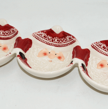 صحن 3 اقسام بابا نويل كرسمس35191