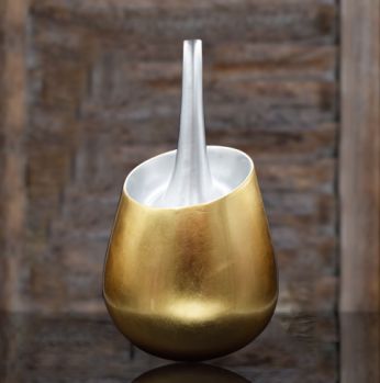 مزهرية بالون  ذهبي فضي Millano