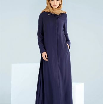 جلباب  ألفينا 17-1023 صيفي لون نيلي - نمرة 46