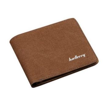 بايليري جلد بني للرجال - محافظ بطبقتين