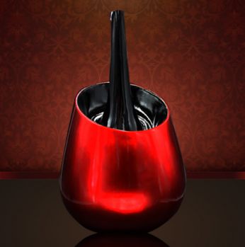 مزهرية بالون احمر اسود Millano