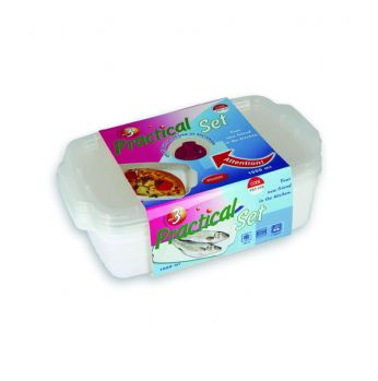 طقم تبرويل مستطيل3 قطع