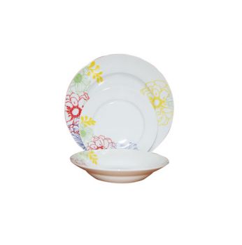 طقم صحون 18 قطعة happy