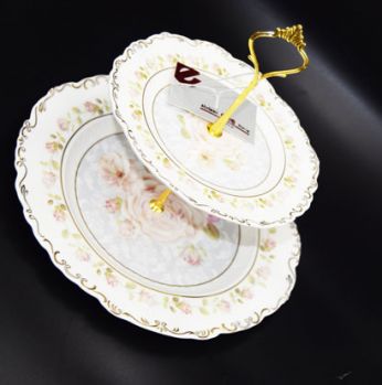 مضيفة طبقتين white flower 2+1 مجانا