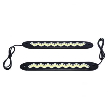 Flexible COB Daytime Running Light for Car, White