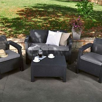 طقم كنب 4 قطع corfu