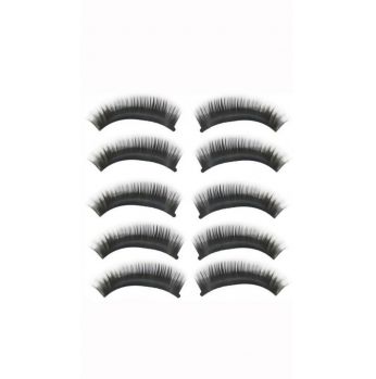 الرموش الطبيعية والصناعية الطويلة السميكة 10 ازواج
