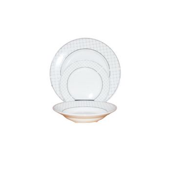 طقم صحون 18 قطعة happy