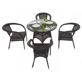 طاولة مع 4كراسي  ، ارابسك